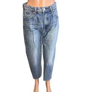 Gap High Rise Barrel Jeans 26/2R Wardrobe Staple Wide Leg Y2K Style